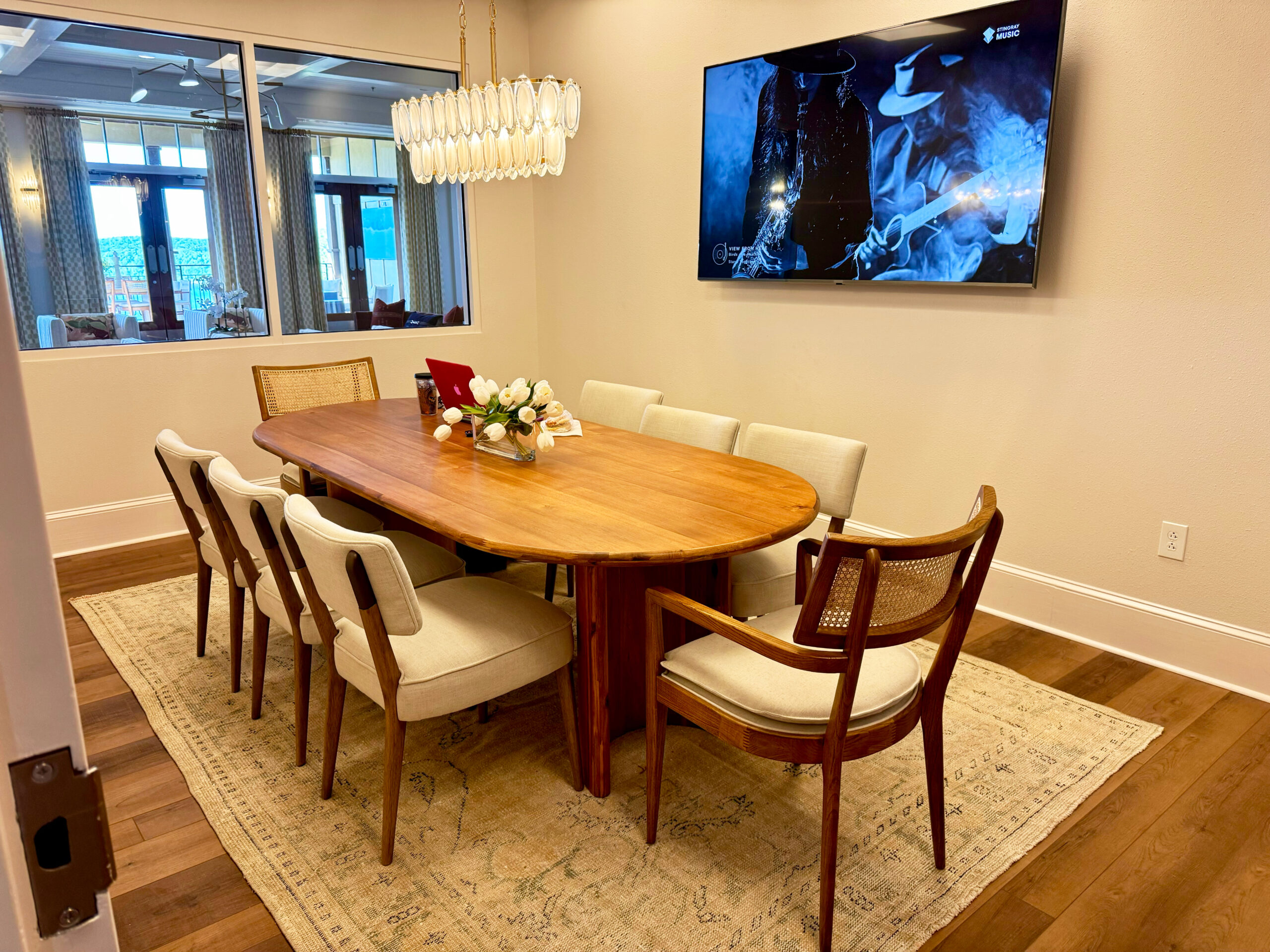 Movie theatre with stadium seating